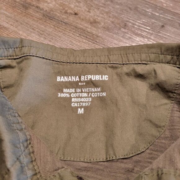 Banana Republic Lightweight Cotton Short Sleeved Polo Mens Size Medium - Picture 3 of 5